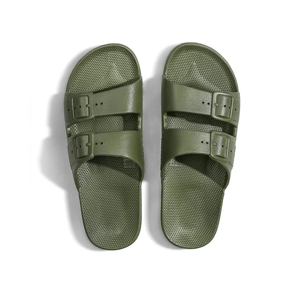 Freedom Moses Sandals Toddler US 10 Cactus Double Strap Open Toe Slide ZAP1168